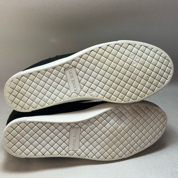 Steve Madden Jwanda Wedge Sneaker | 2 pair | Girls | Black and Tan | Size 5 - Picture 3 of 14